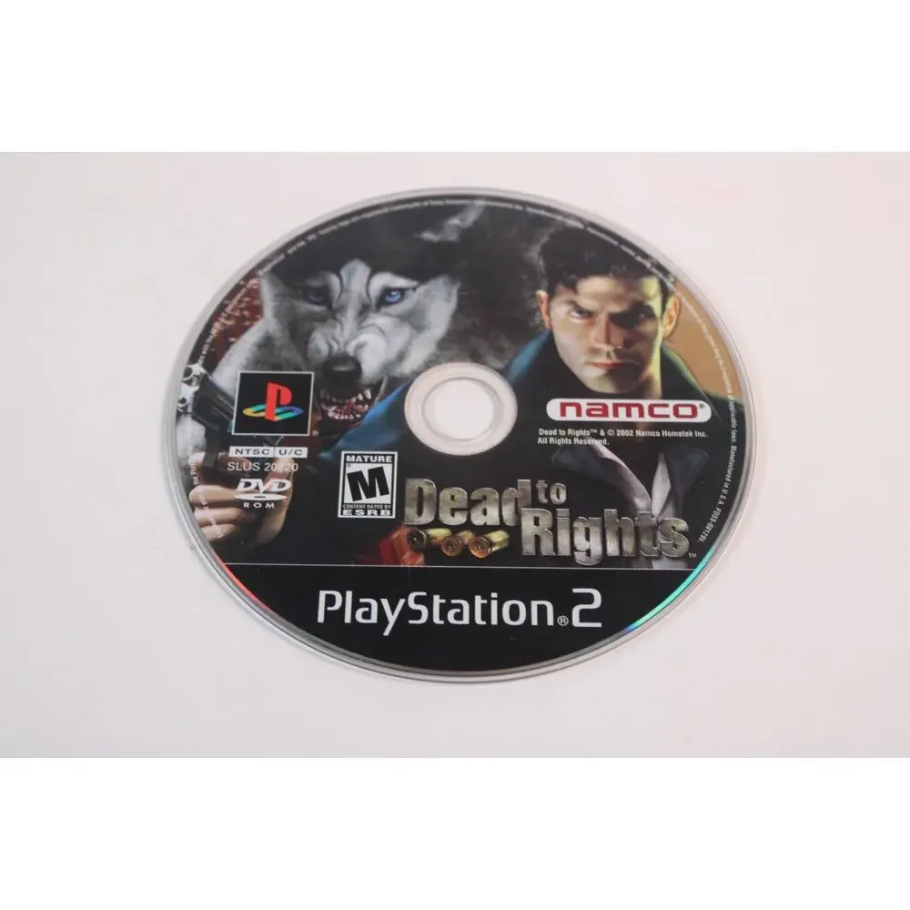 Dead to Rights (Sony PlayStation 2, 2002, PS2) Authentic, Disc Only, Tested